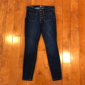 GAP Button Up Legging Jeans